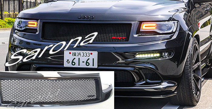 Custom Jeep Grand Cherokee  SUV/SAV/Crossover Grill (2014 - 2016) - $950.00 (Part #JP-007-GR)